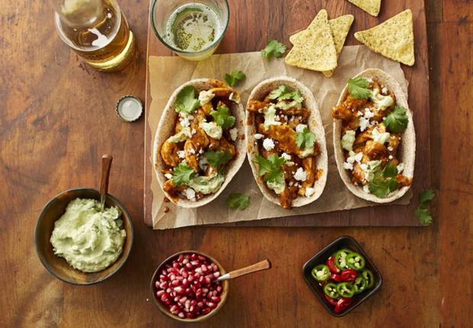 Avocado Chicken Whole Wheat Taco Bowls™